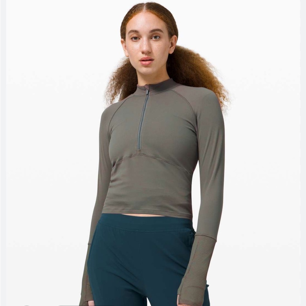 lululemon athletica Olive Long Sleeve Top